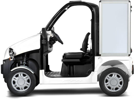 Our vehicule for delivery the Ligier Pulse 4